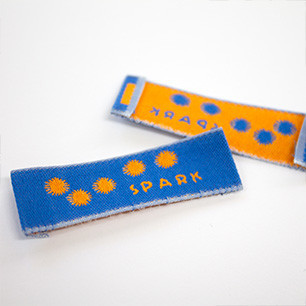 Etiquetas de logotipo premium 15mm