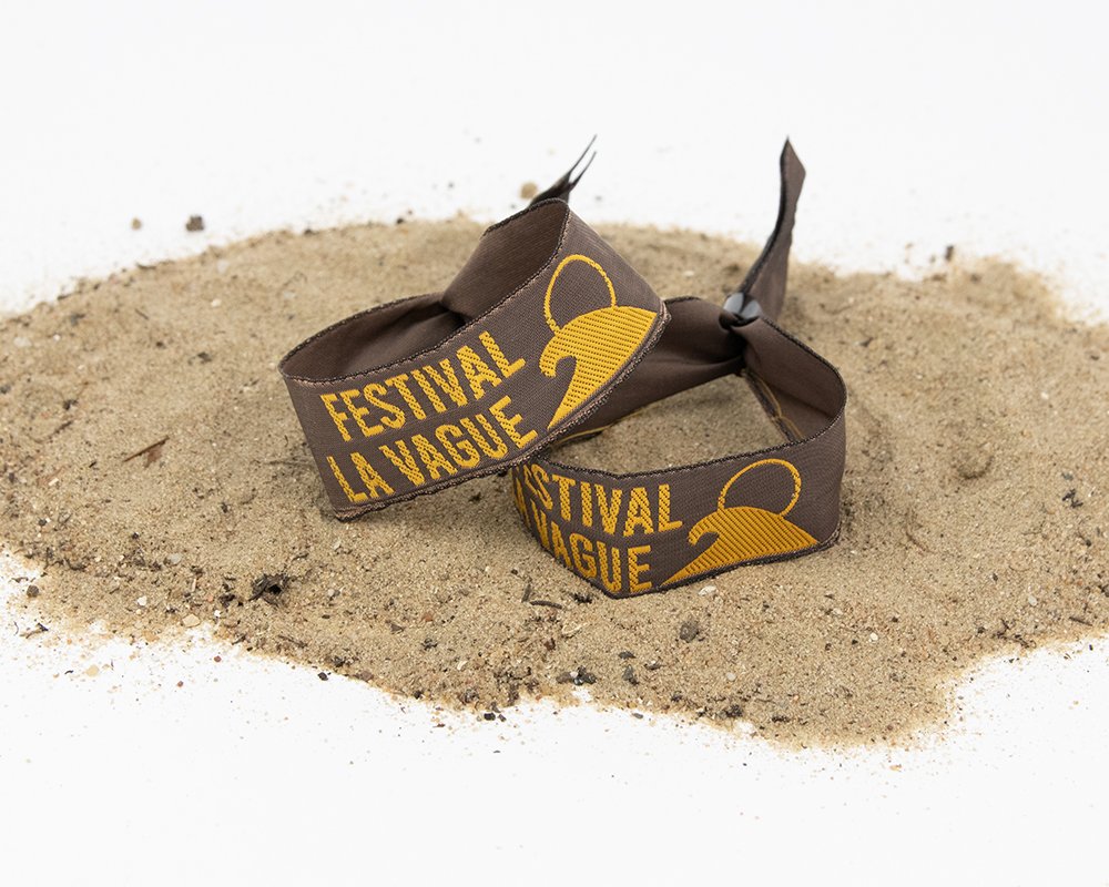 Pulsera para conciertos logo