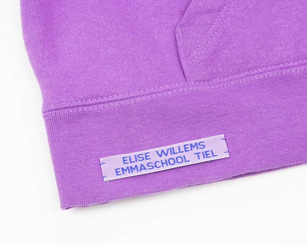 Etiqueta con nombre para coser