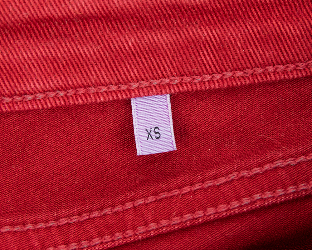 Etiquetas de tallaje